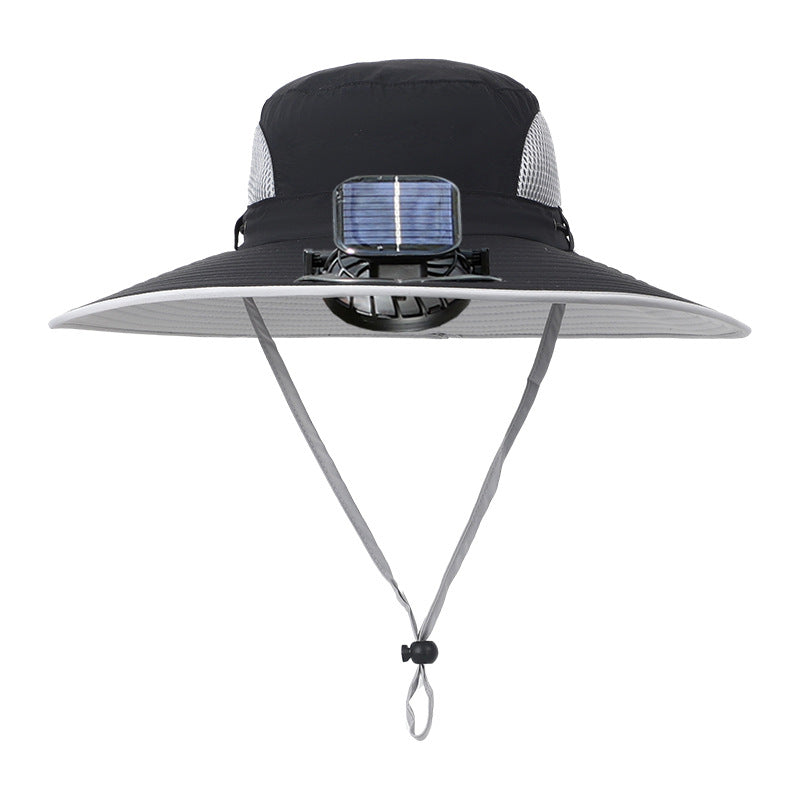2026 New Ultralight Solar Fan Sun Hat – Lighter Than a Baseball!