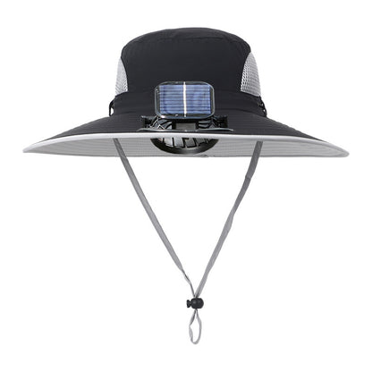2026 New Ultralight Solar Fan Sun Hat – Lighter Than a Baseball!