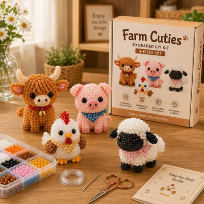 🧵✨ Creative Beaded Mini World 3D DIY Kit Collection