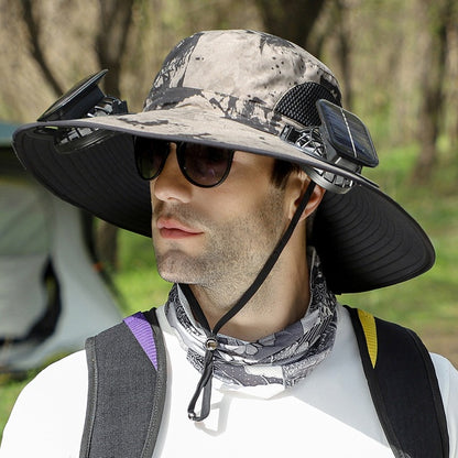 2026 New Ultralight Solar Fan Sun Hat – Lighter Than a Baseball!