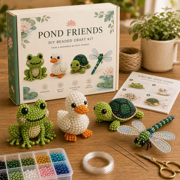 🧵✨ Creative Beaded Mini World 3D DIY Kit Collection