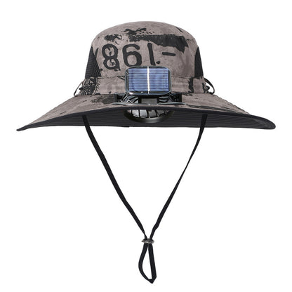 2026 New Ultralight Solar Fan Sun Hat – Lighter Than a Baseball!
