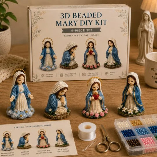 🧵✨ Creative Beaded Mini World 3D DIY Kit Collection