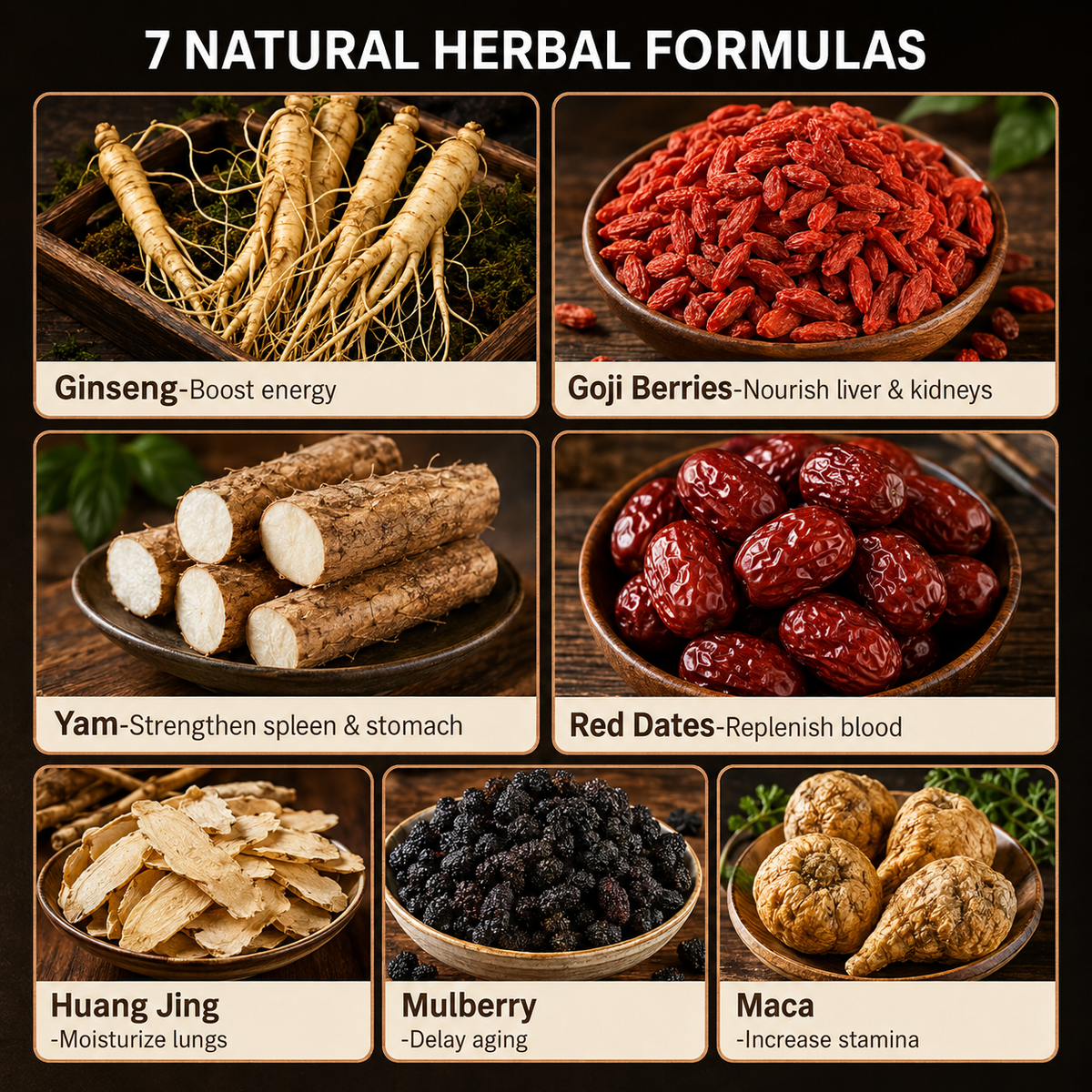 Ginseng & Mulberry Herbal Tea