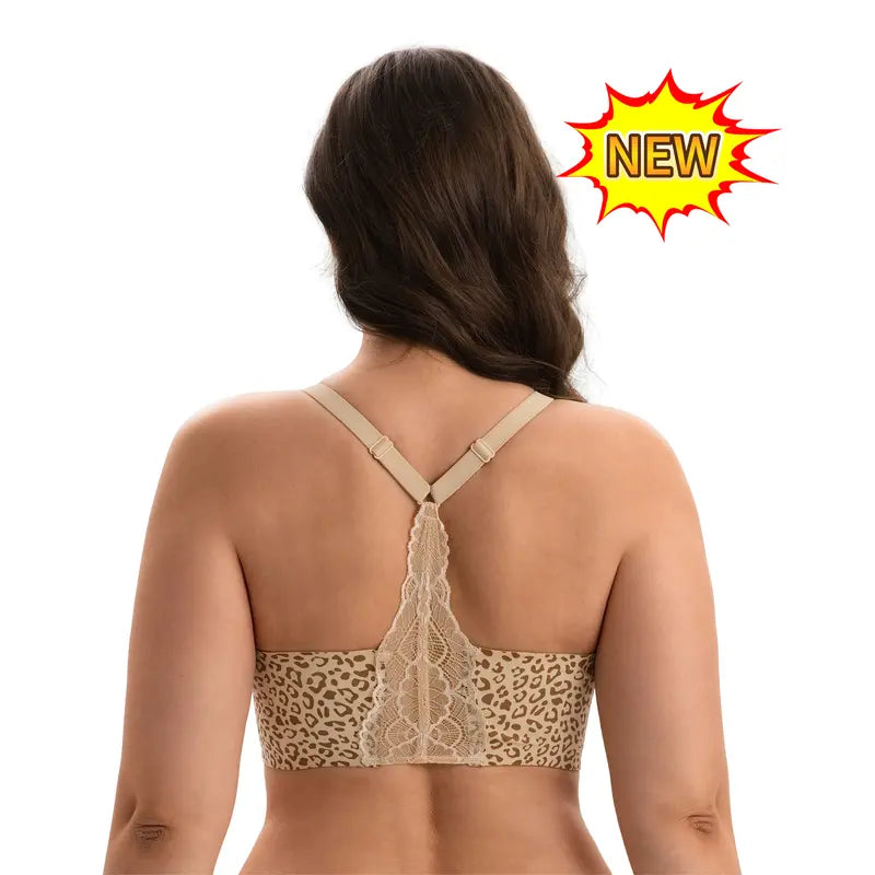Lusait Lace Jelly Bra Bralettes for Women | Seamless Wireless Deep V