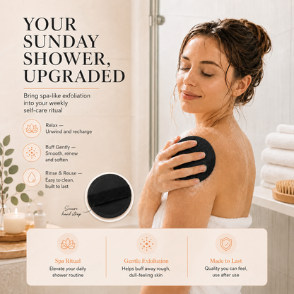 Exfoliating Scrub Bath Pads – Deep Exfoliation, Dead Skin Eraser, Reusable