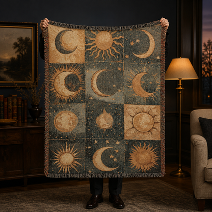 Multi-Function Woven Tassel Blanket, 130x160cm