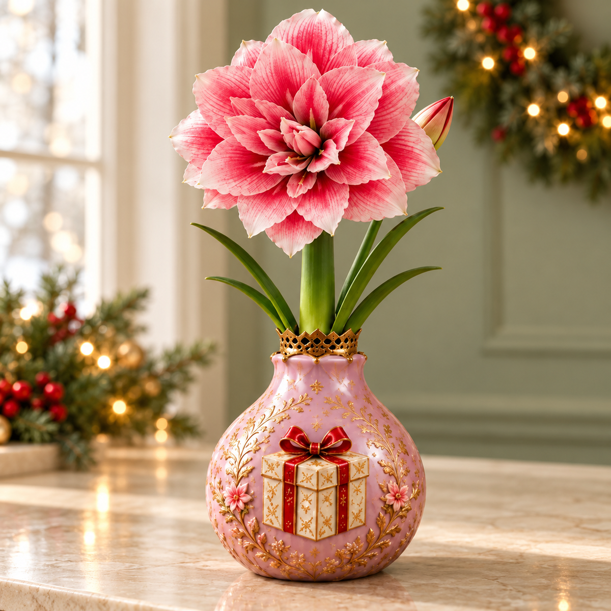 🔥 No Soil! No Water! Just Blooms! 🎄🌺 Watch These Holiday Waxed Amaryllis Bulbs Come to Life!