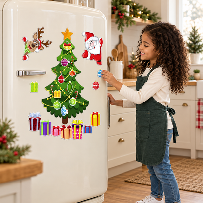 Christmas Refrigerator Magnets Fridge Decorations Set