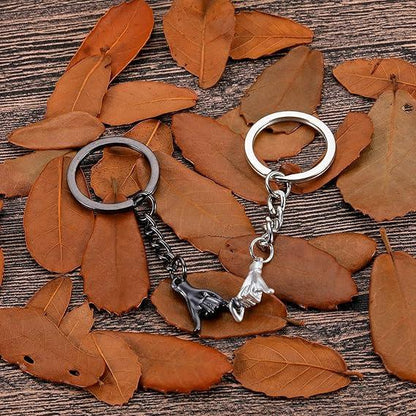 🎁 Valentine’s 2PCS Pinky Promise Keychains, Perfect Couple Gift