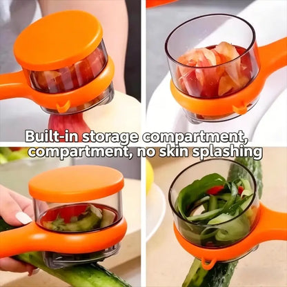 Retractable Splash-Proof Peeler — No More Messy Kitchen Counters 🥔✨