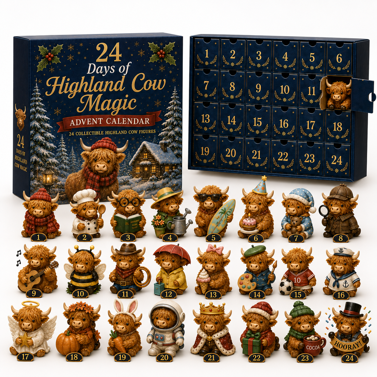 🐮 24 Days of Highland Cow Advent Calendar