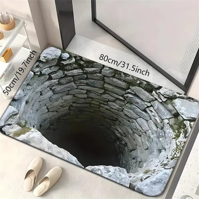 ✨Endless Abyss Illusion Doormat – Mind-Bending 3D Visual Effect