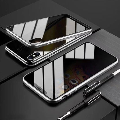 Iphone Anti-Peep Screen Protector Magnetic Case