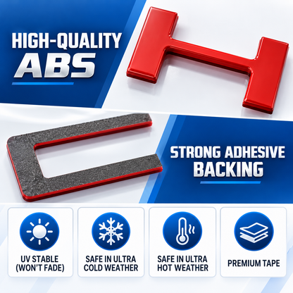 3D Raised Tailgate Letters – Premium ABS Overlay Trim Stickers