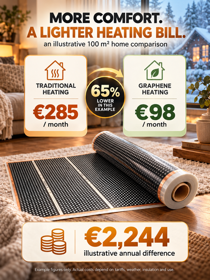 German High-Tech Graphene Wall Heater
