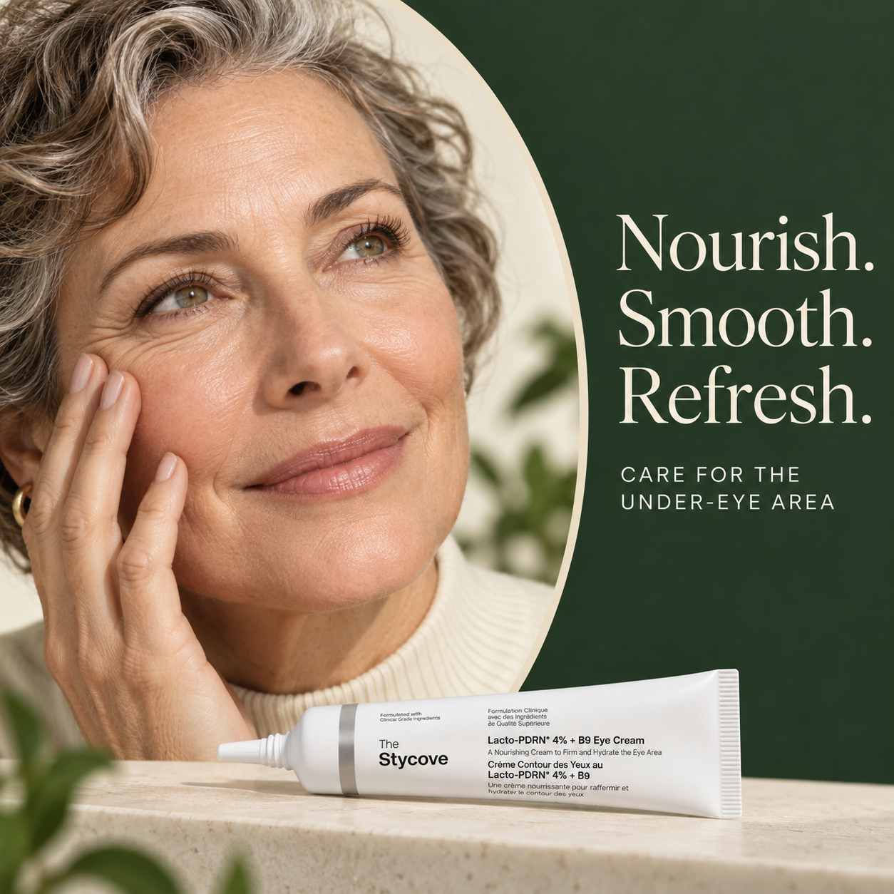 The Stycove Lacto-PDRN 4% + B9 Eye Cream - Firming & Brightening Eye Care