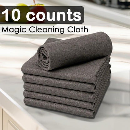 🔥10-Count Reusable Magic Cleaning Wipes, Thick & Streak-Free