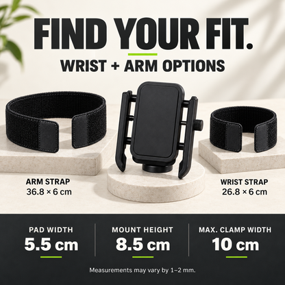 📱 360° Rotating Wrist & Arm Phone Holder – Hands-Free Sports Mount