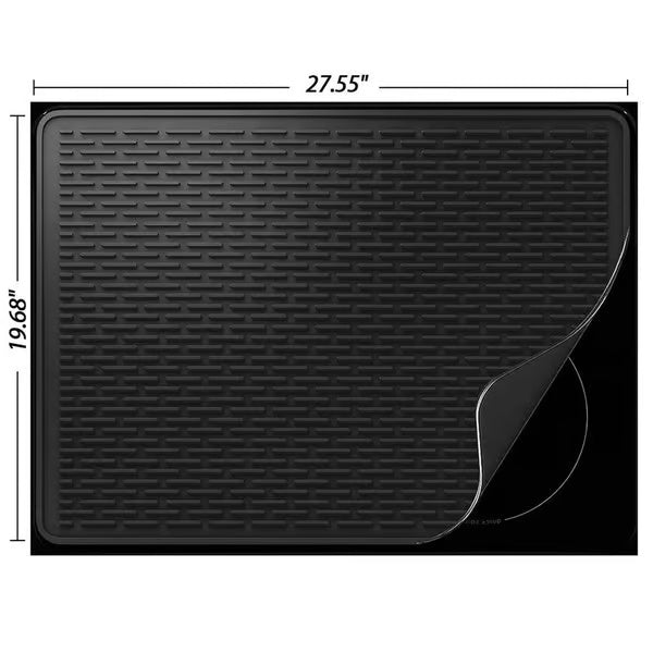 500°F/220°C Heat-Resistant Silicone Stove Cover Mat & Utensils