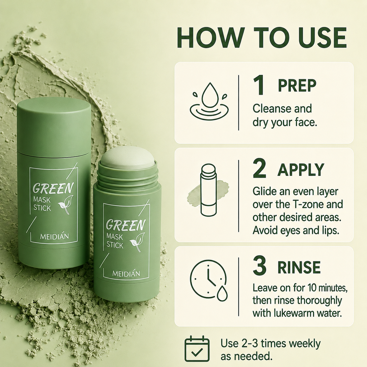 Poreless Deep Cleanse Green Tea Mask