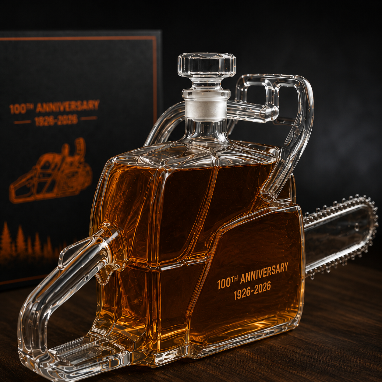 100th Anniversary Whiskey Bottle