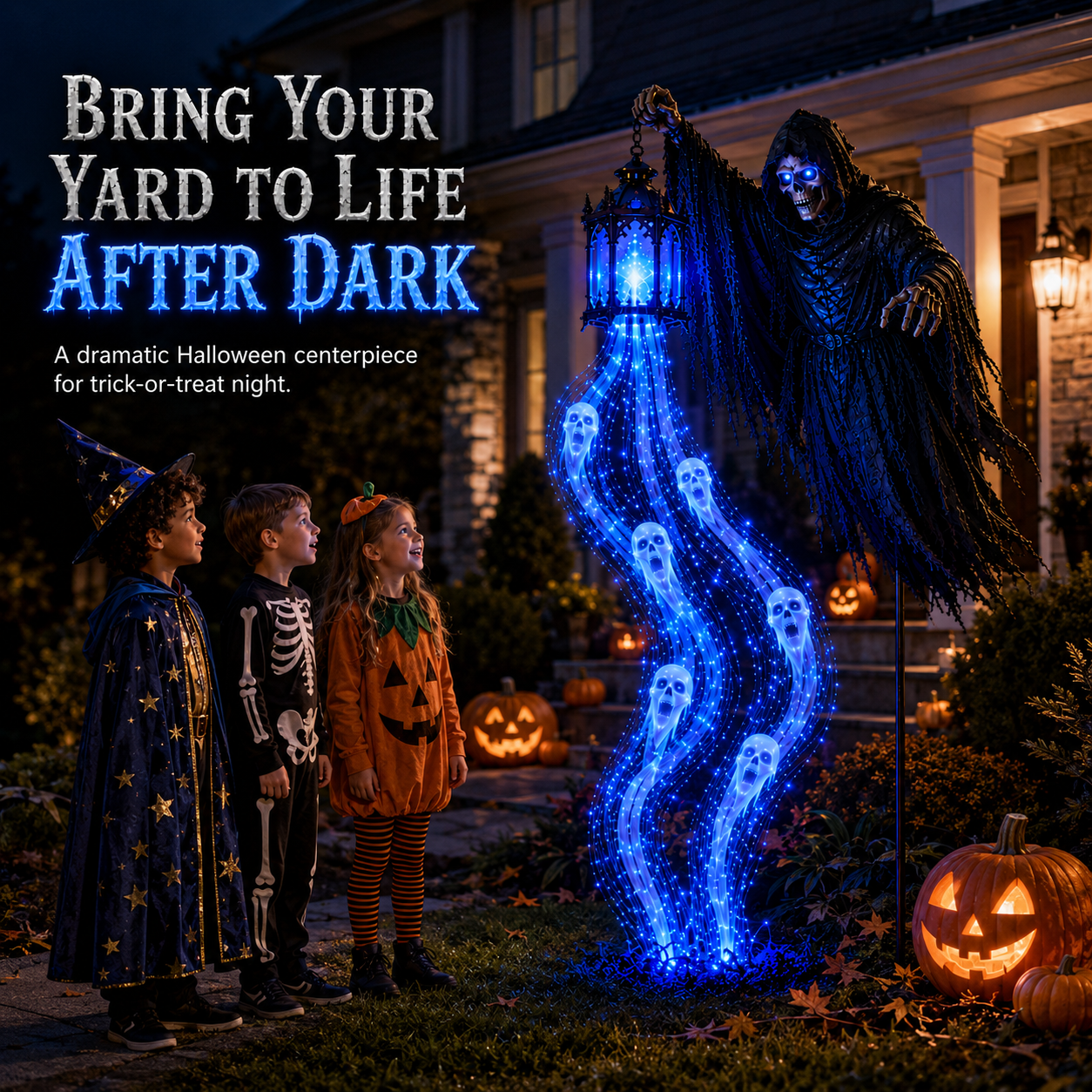 💀Halloween Soul Harvester Animated Garden Light