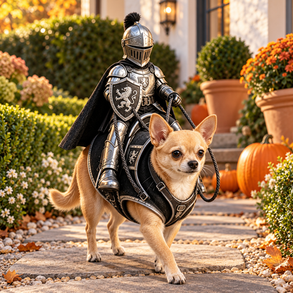Puptailor Headless Horseman Pet Halloween Costume for Cat & Dog