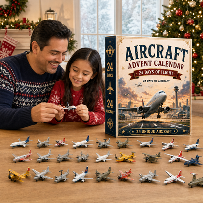 ✈️ Aircraft Advent Calendar 2026 | 24 Days of Flight with 24 Unique Miniature Airplanes, Jets & Aviation Collectibles 🎄🎁