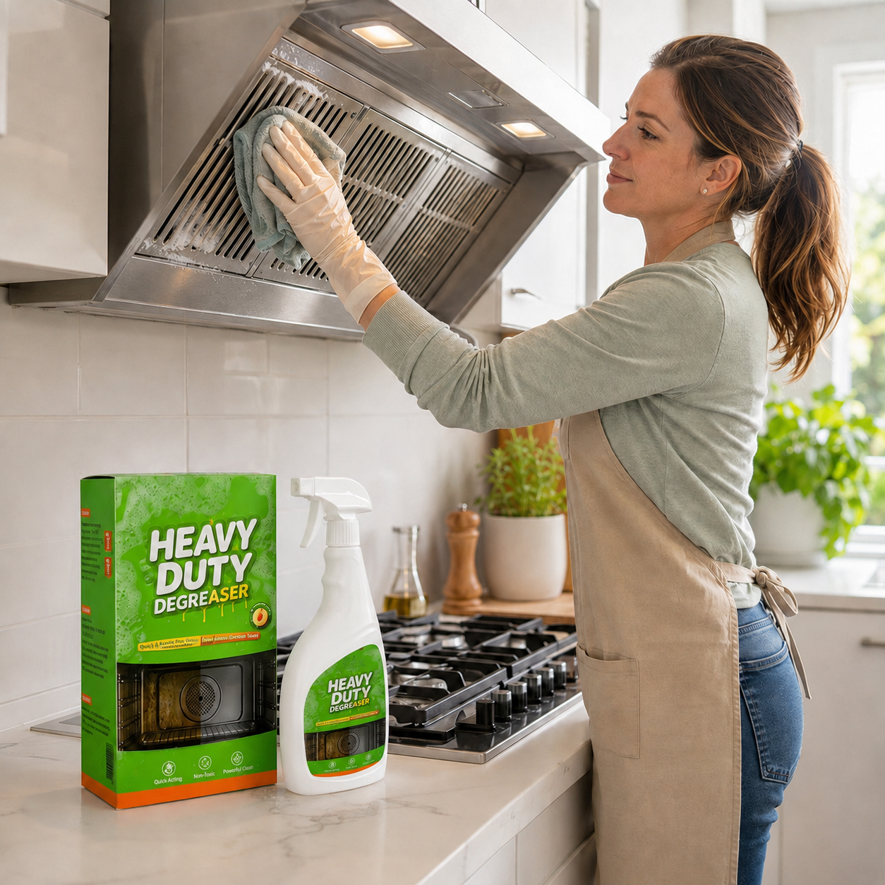 Heavy duty degreaser-Range Hood Cleaner Spray🧼🚀