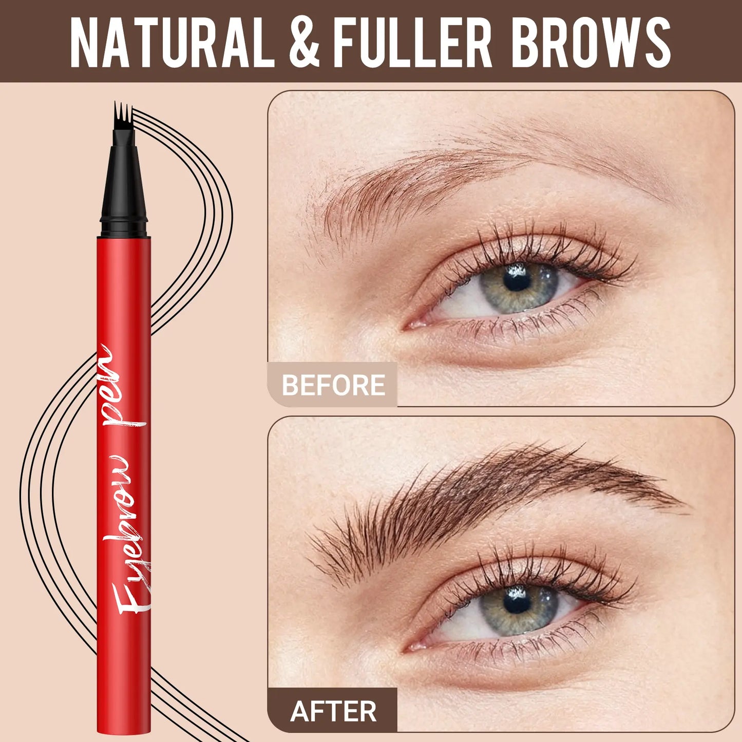 Stycove Beauty 2-Pack Eyebrow Pens – Natural Hair-Like Strokes