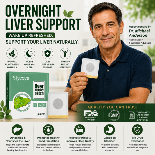 Liver Support Patch – Wake Up Refreshed with Easy Plant-Based Daily Wellness Support-JX