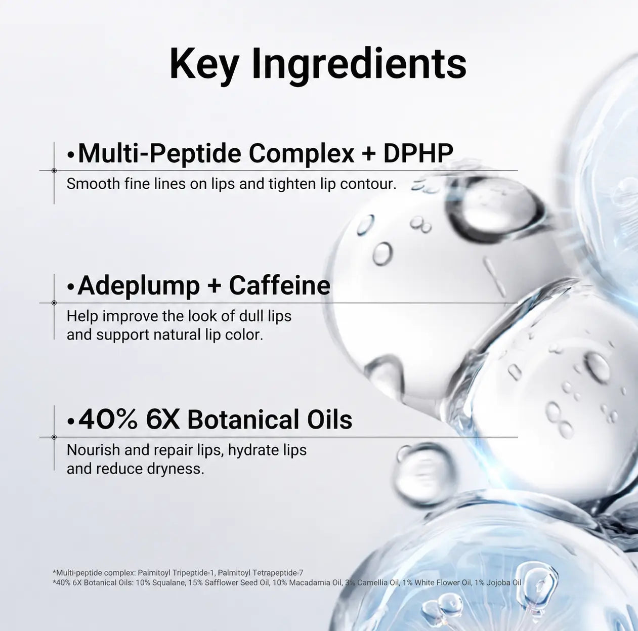 Peptide Lip Serum for Lip Hydration & Repair