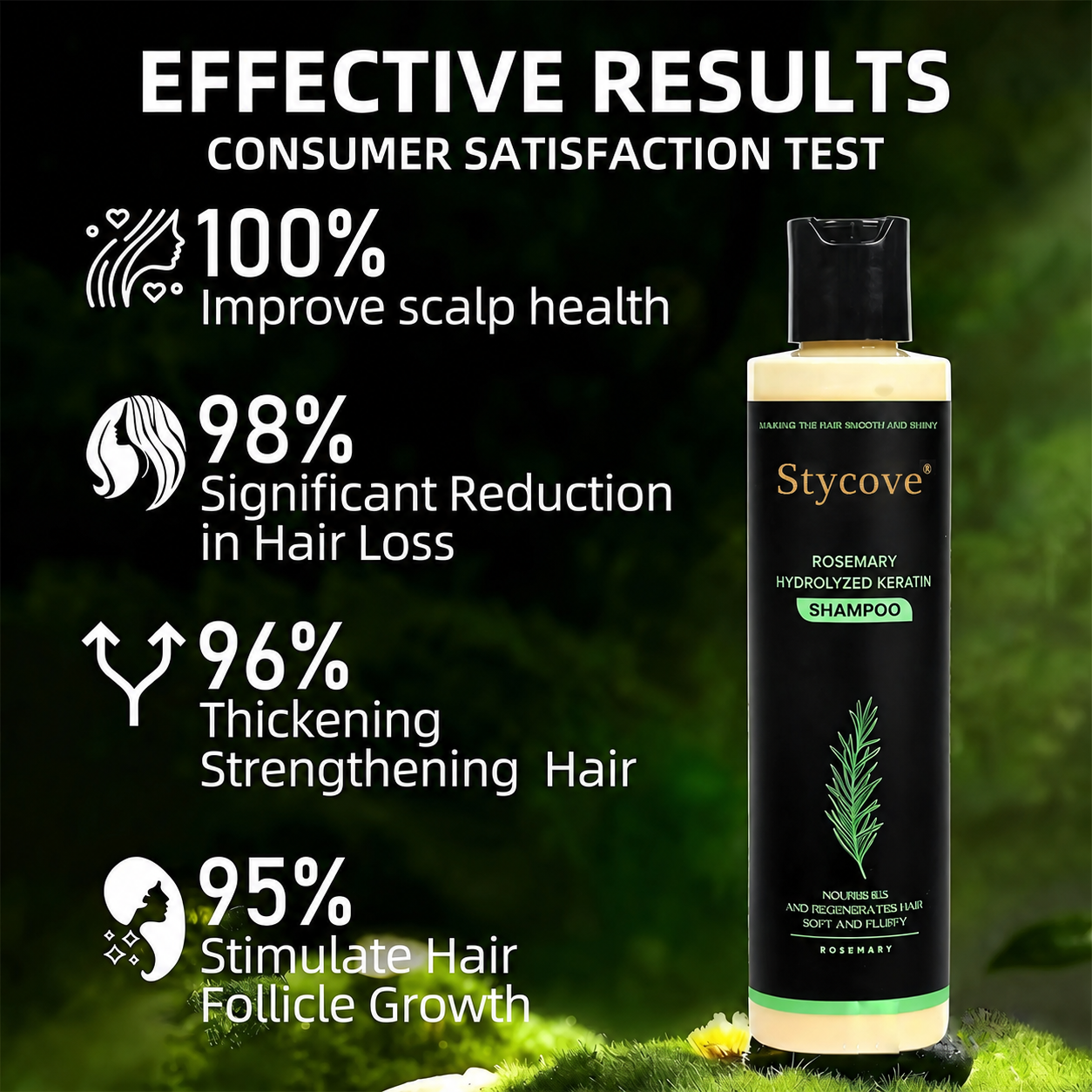 Stycove Organic Rosemary Hair Growth Shampoo