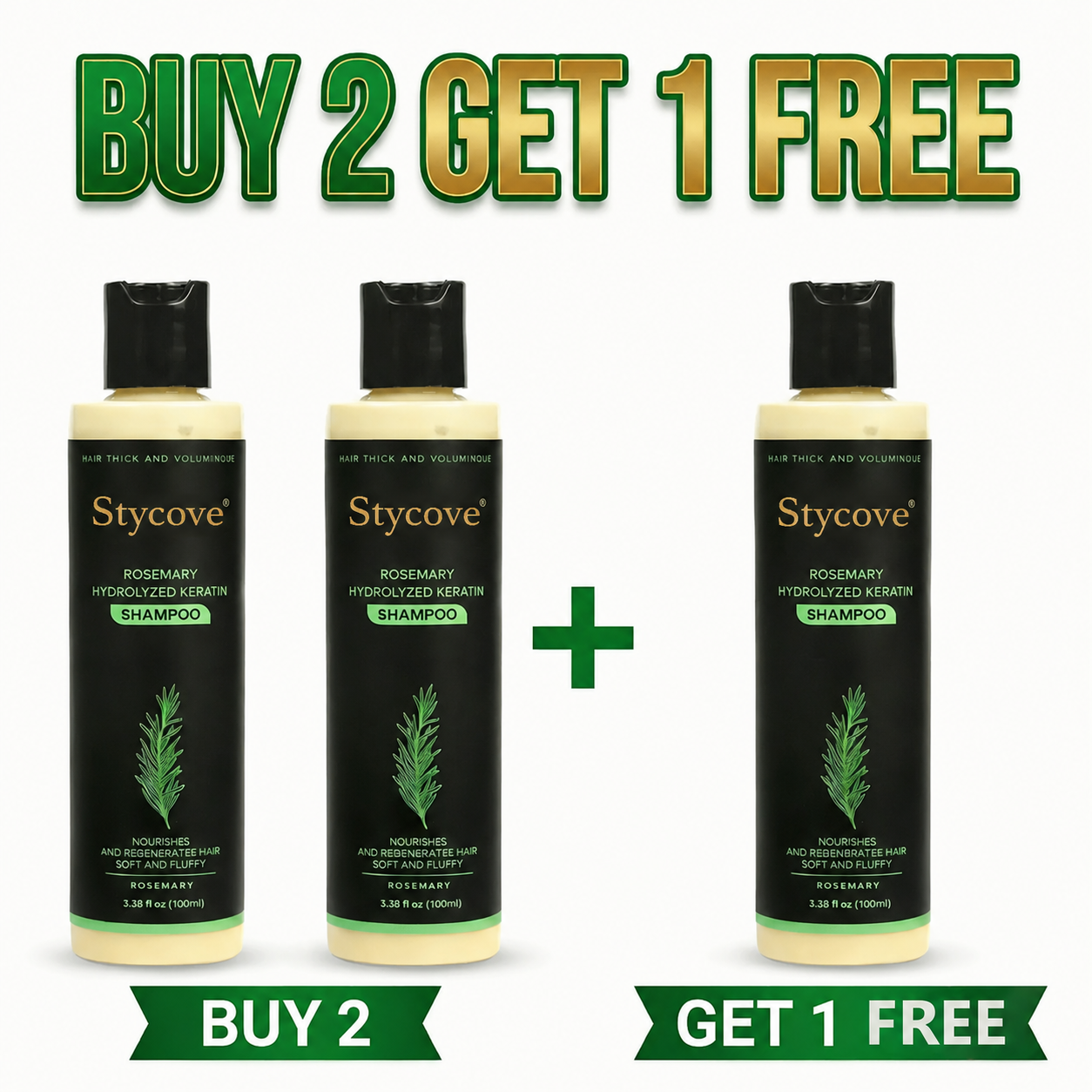 Stycove Organic Rosemary Hair Growth Shampoo
