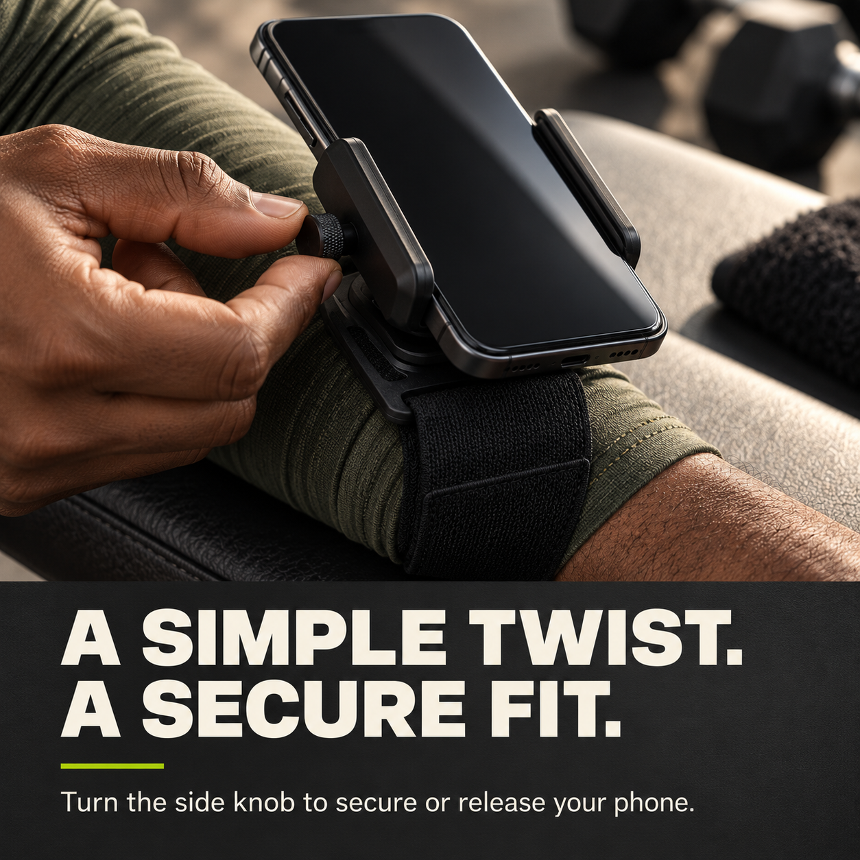 📱 360° Rotating Wrist & Arm Phone Holder – Hands-Free Sports Mount