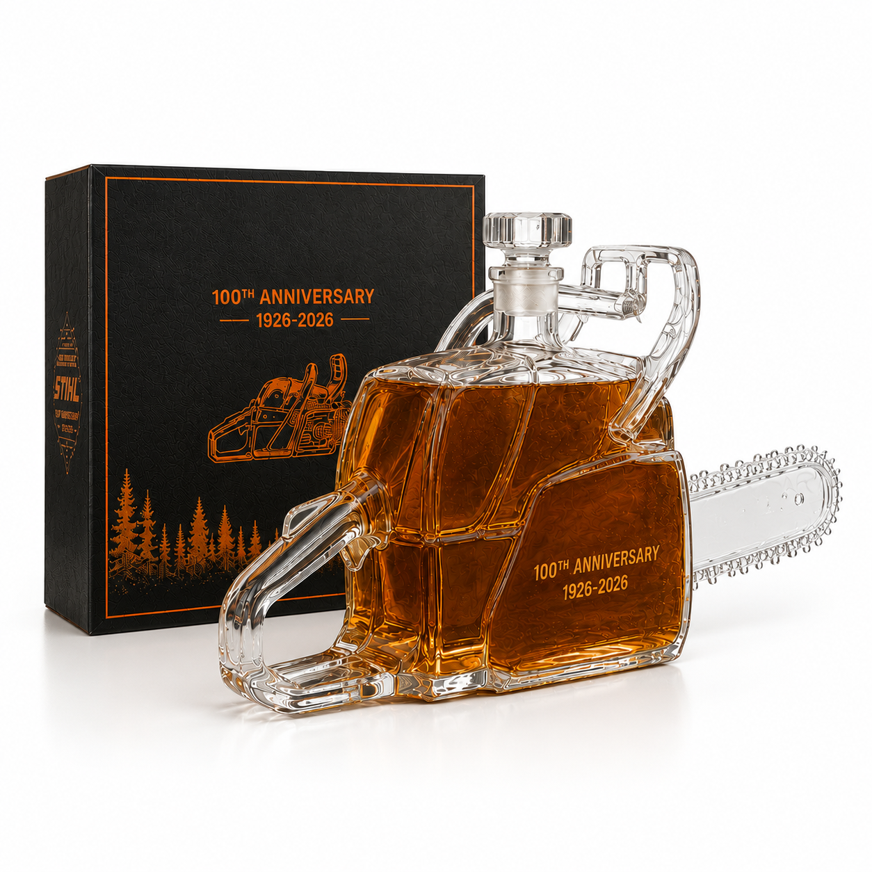 100th Anniversary Whiskey Bottle