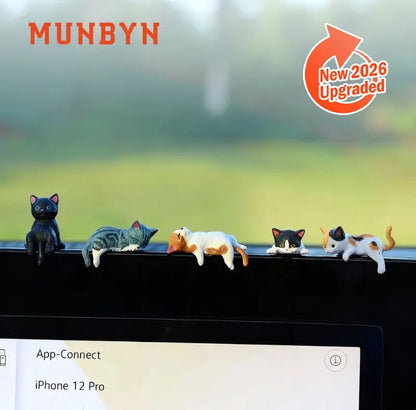 Hand-Painted Mini Cat Desk Figurines 😺