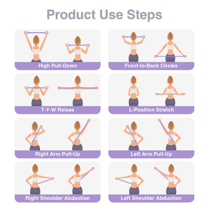 Figure 8 Silicone Resistance Band, Women Home Workout