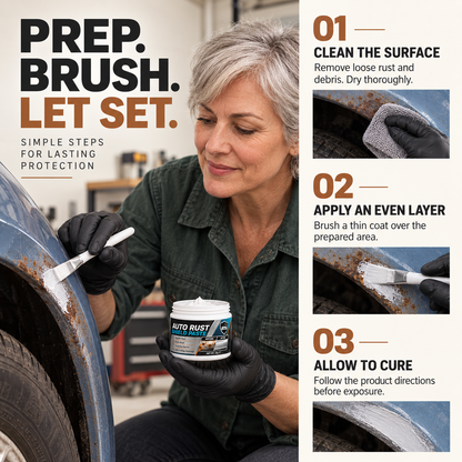 🚗Car Metal Rust Repair Paste‑ Auto Rust Shield Anti‑Corrosion Restoration Cream, Long‑Lasting Protective Barrier for Car Metal Surfaces