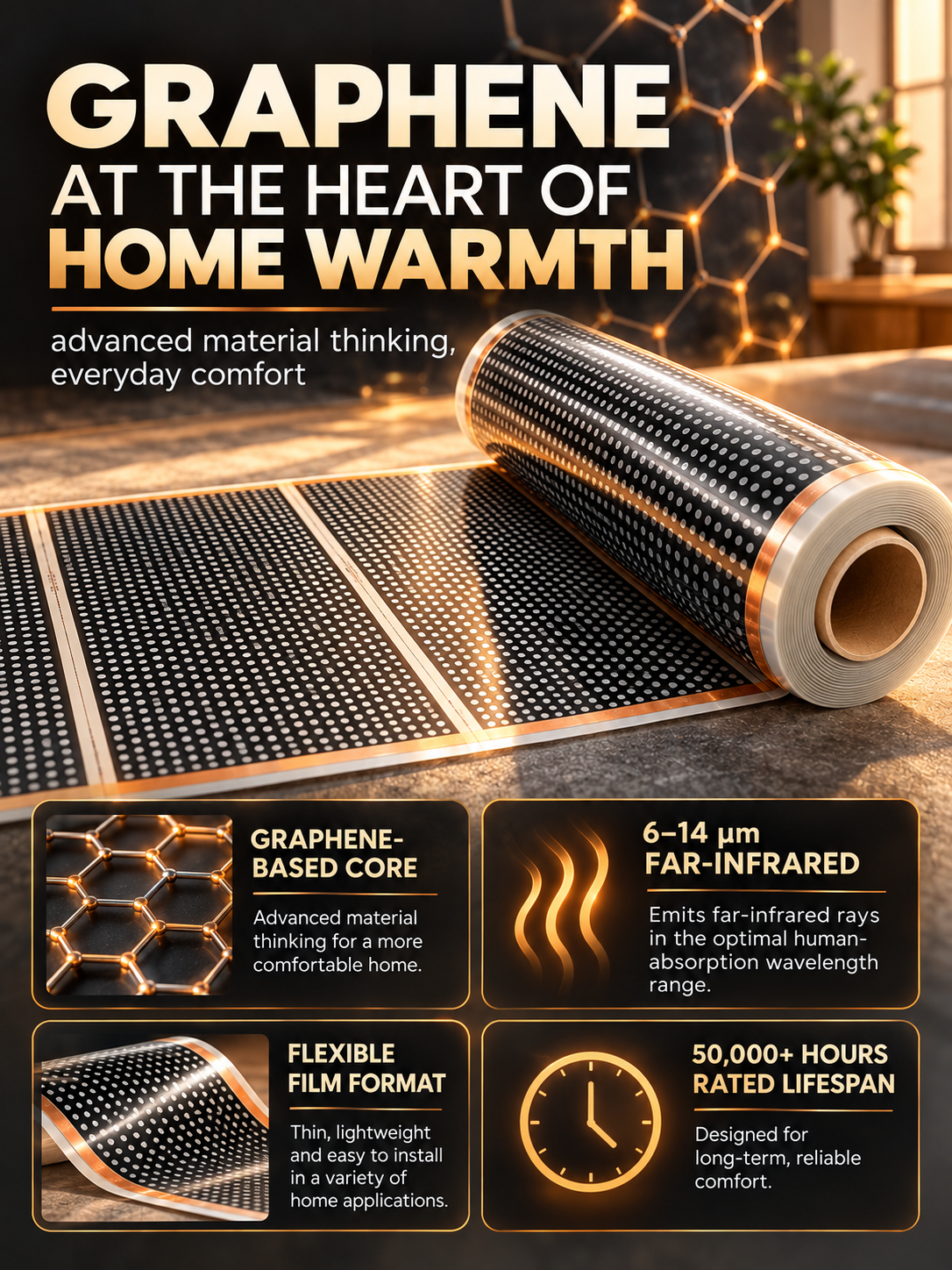 German High-Tech Graphene Wall Heater