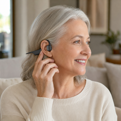 Bone Conduction Smart Hearing Aid Bluetooth Earphones