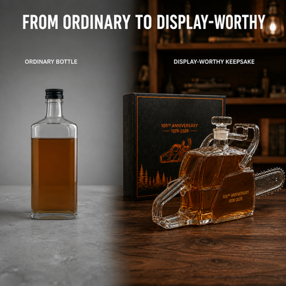100th Anniversary Whiskey Bottle