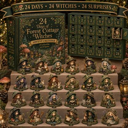🔥 2026 The Five Covens Witch Advent Calendar – 24 Collectible Witches, 4 Magical Coven Styles