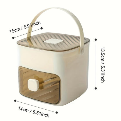 48-Cube Double Layer Portable Countertop Ice Maker
