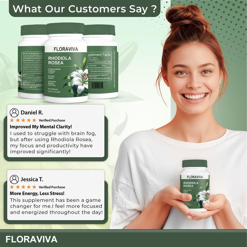 Floraviva Rhodiola Rosea Capsules