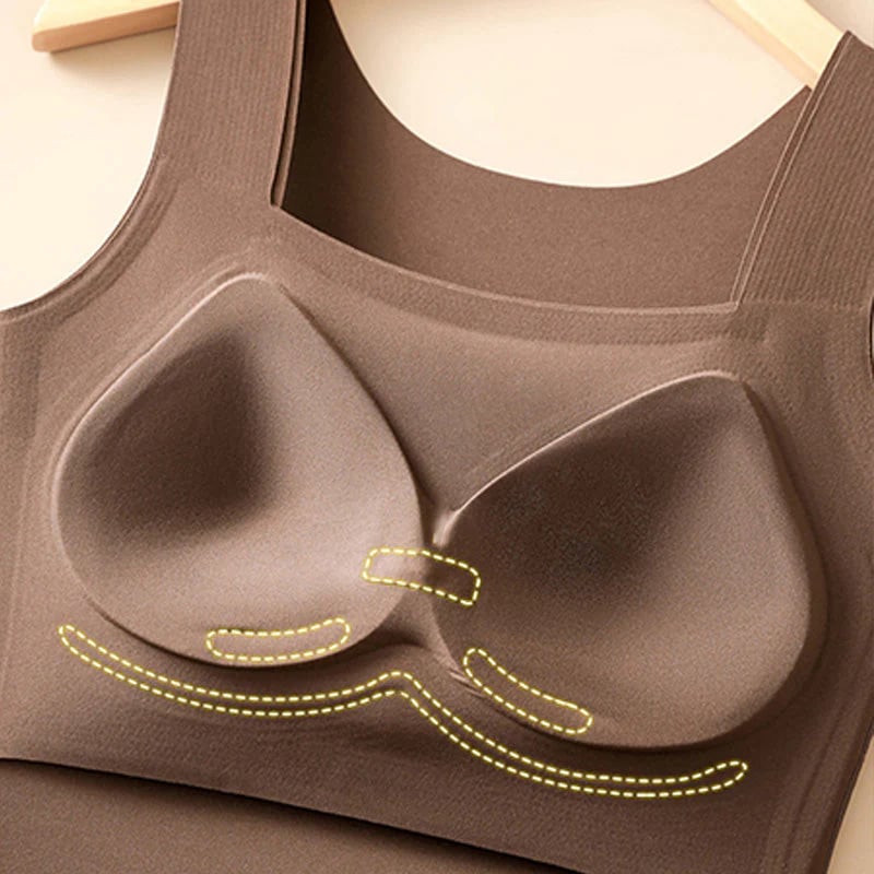 🔥💐 Women’s U-Neck Thermal Tank Top, Built-In Bra