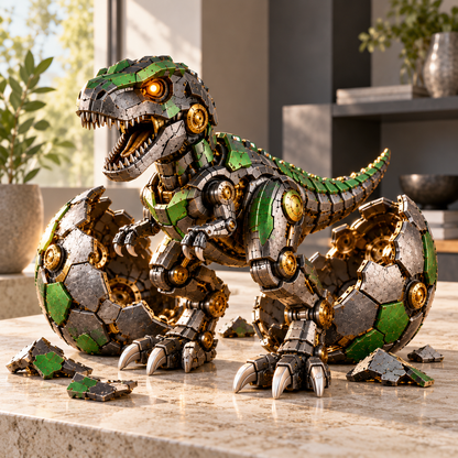 Mechanical T-Rex Egg – From Mysterious Egg to Mighty Robotic Dinosaur! 🥚⚙️✨