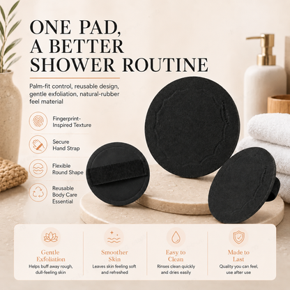 Exfoliating Scrub Bath Pads – Deep Exfoliation, Dead Skin Eraser, Reusable