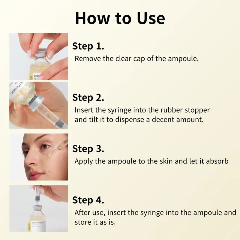 ✨Silk Lifting Peptide Ampoule: Anti-Aging Serum for Wrinkle Care & Plumping